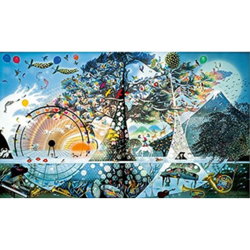 APPLEONE Jigsaw Puzzle 1000-829 Seiji Fujishiro Seimei Sanka Life’s Anthem (1000 Pieces)