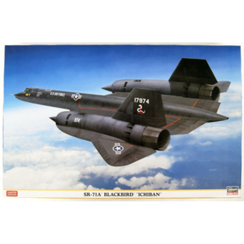 Hasegawa 01943 SR-71A BlackBird  ICHIBAN 1/72 Scale Kit
