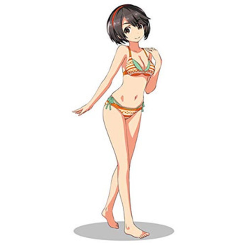 Hasegawa SP401 Egg Girls Collection Rei Hasumi (Swimwear) Resin Kit  1/72 Scale kit