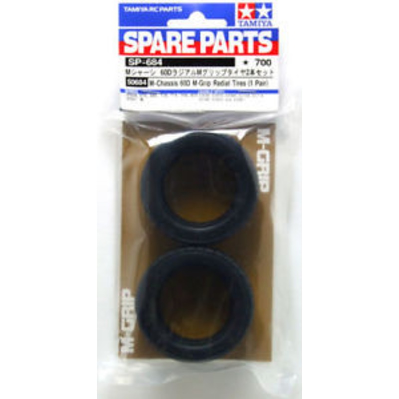 Tamiya 50684 (SP684) M-Chassis 60D M-Grip Radial Tires