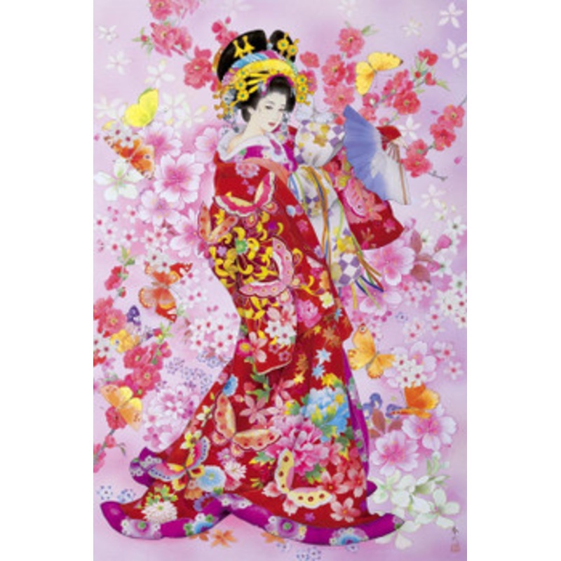 Epoch Jigsaw Puzzle 23-324 Japanese Art Kimono (2016 S-Pieces)
