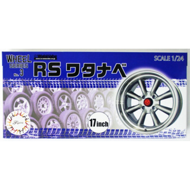 Fujimi Wheel Series 1/24 RS Watanabe 17 inch Wheel and Tire Set