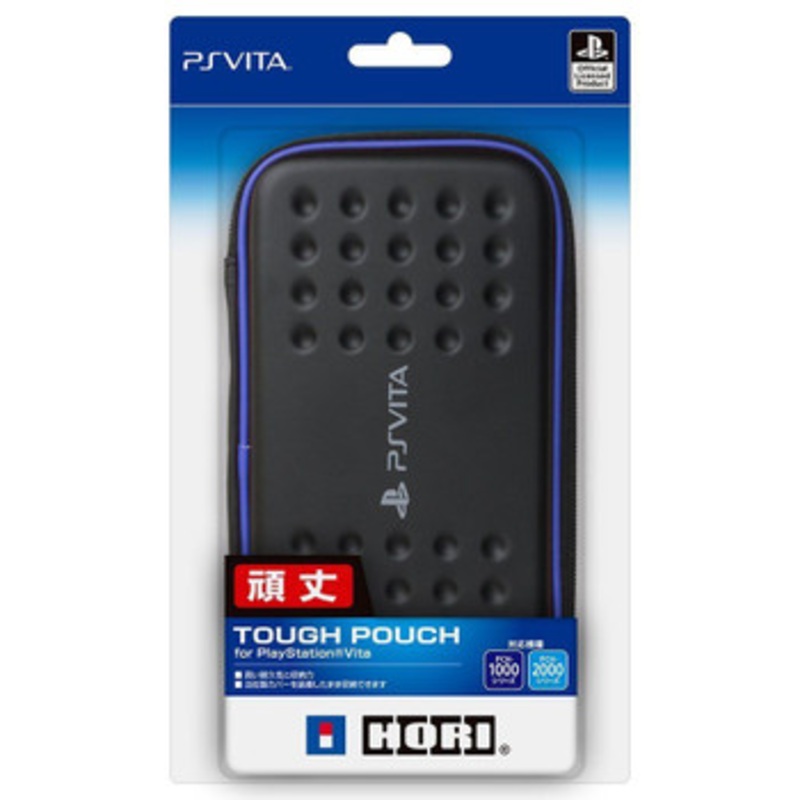 Hori New Tough Pouch for Playstation Vita (PCH-1000/PCH-2000) Black x Blue