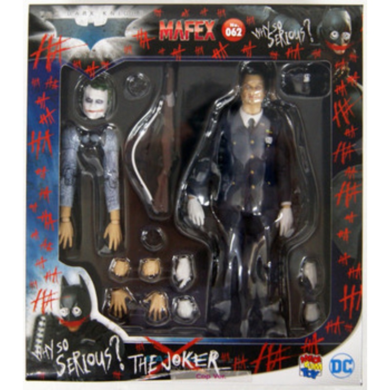 Medicom MAFEX 062 The Joker Cop Ver. Figure (The Dark Knight)