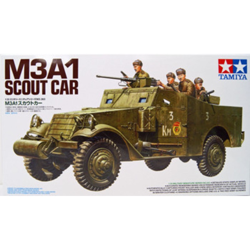 Tamiya 35363 M3A1 Scout Car 1/35 Scale Kit