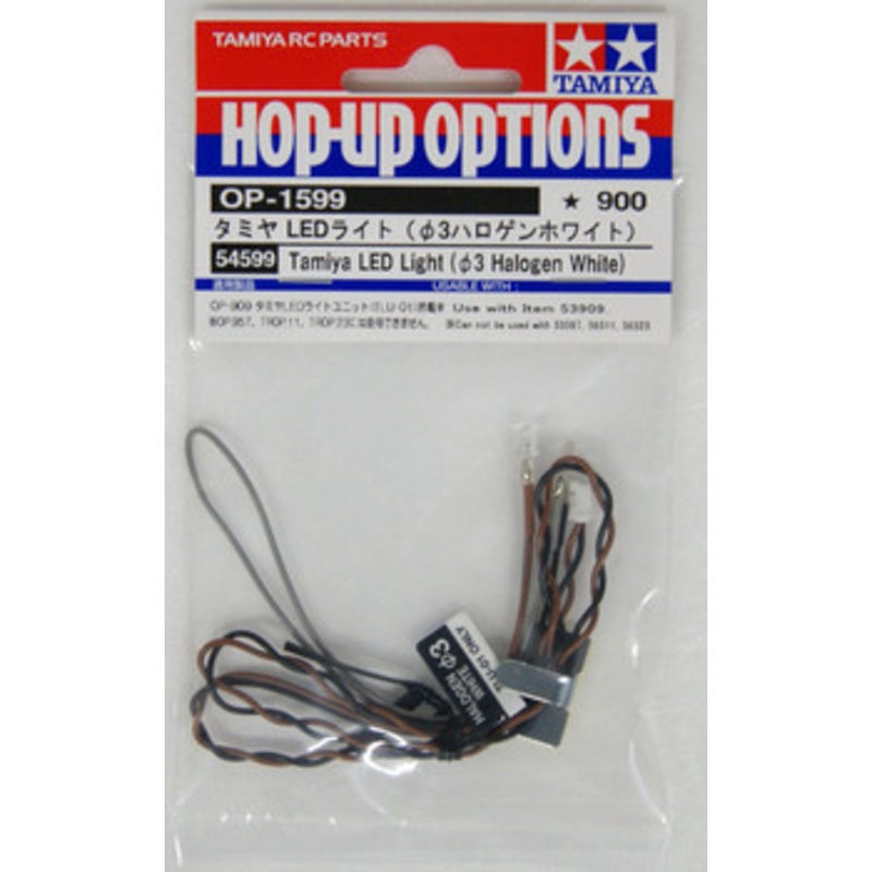 Tamiya 54599 (OP1599) Tamiya LED Light (?3mm Halogen White)