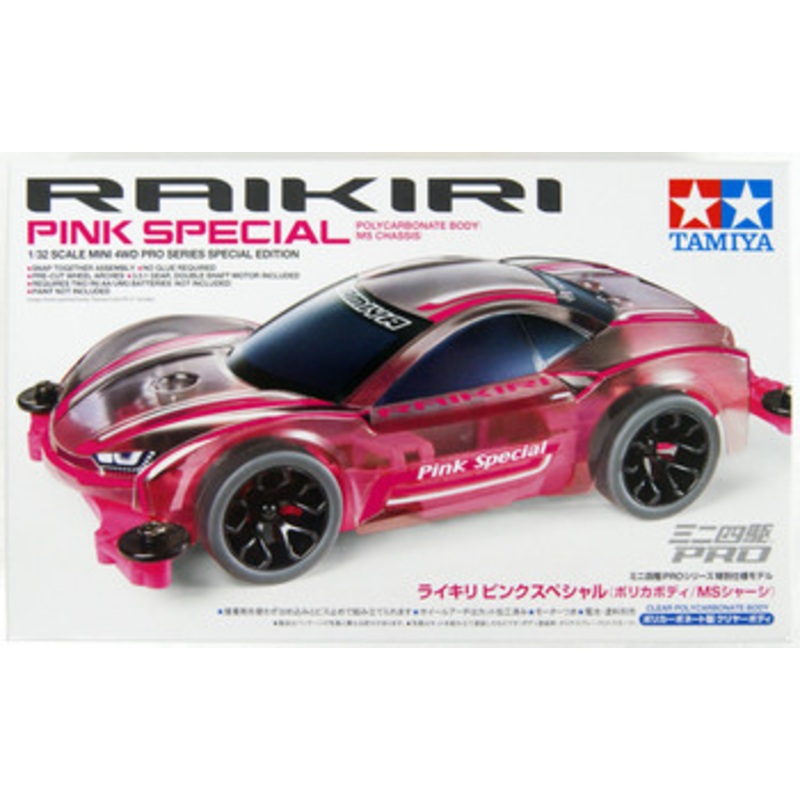 Tamiya 95486 Raikiri Pink Special (Polycarbonate Body) (MS Chassis) 1/32