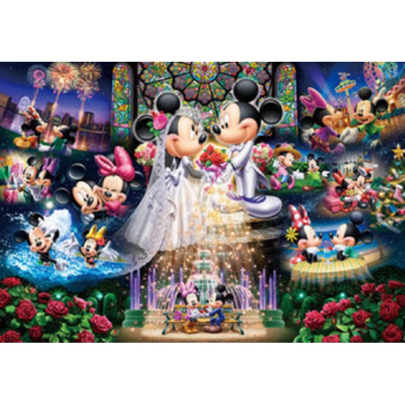 Tenyo Japan Jigsaw Puzzle DG-2000-544 Disney Mickey Mouse Wedding (2000 Pieces)