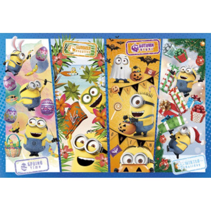 Yanoman Jigsaw Puzzle 03-889 Minions Party of Seasons (300 Pieces)