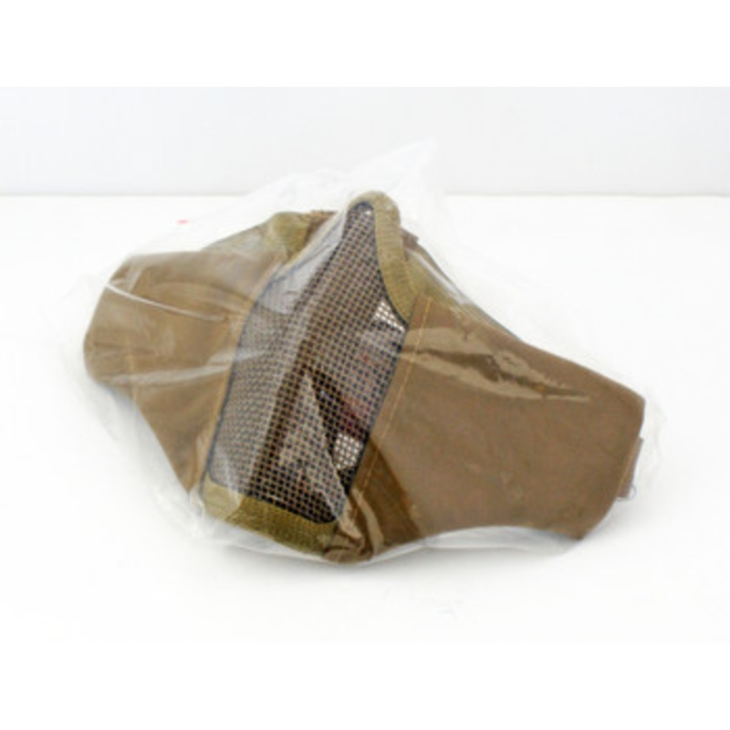 Laylax GARUDA Half Mesh Face Guard TAN for Airsoft Players 144270