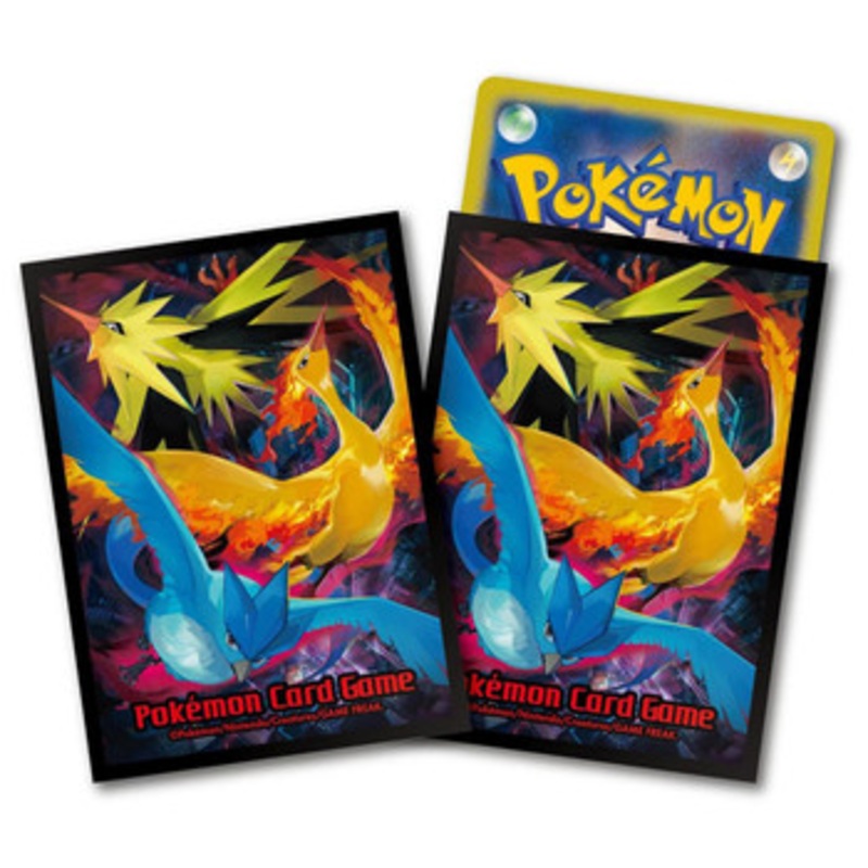 Pokemon Card Game TCG Deck Sleeves Moltres & Zapdos & Articuno