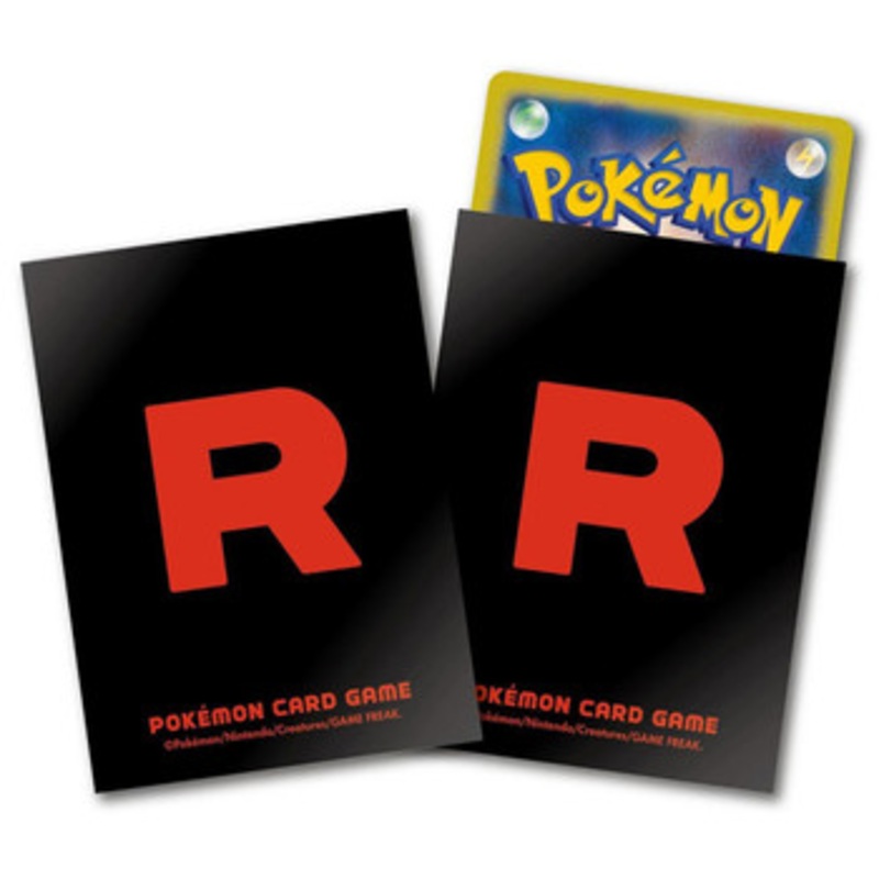 Pokemon Card Game TCG Deck Sleeves Pro Team Rocket