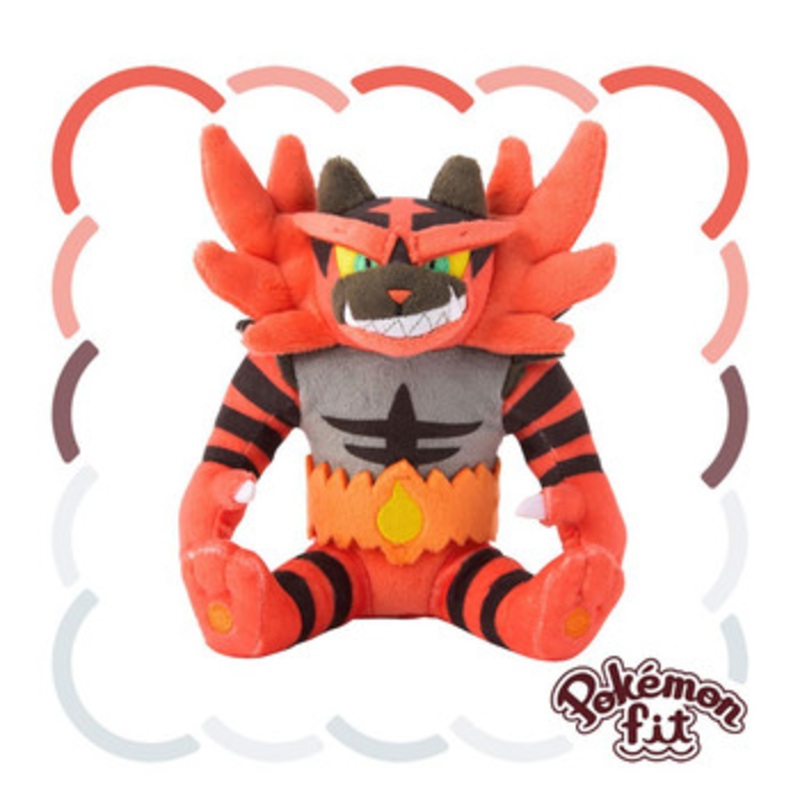 Pokemon Center Original 727 Plush Pokemon Fit Incineroar