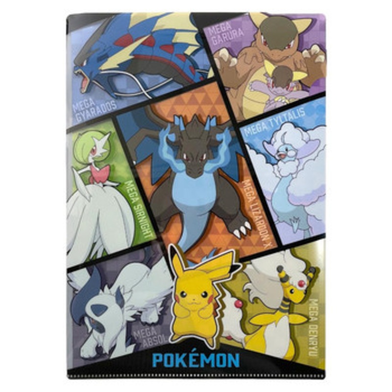 Pokemon Center Original Clear File (With Envelope) Mega Evolution Series