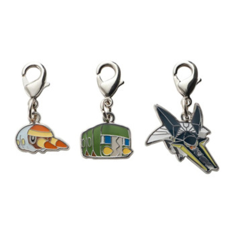 Pokemon Center Original National Pokedex Metal Charm 736 737 738