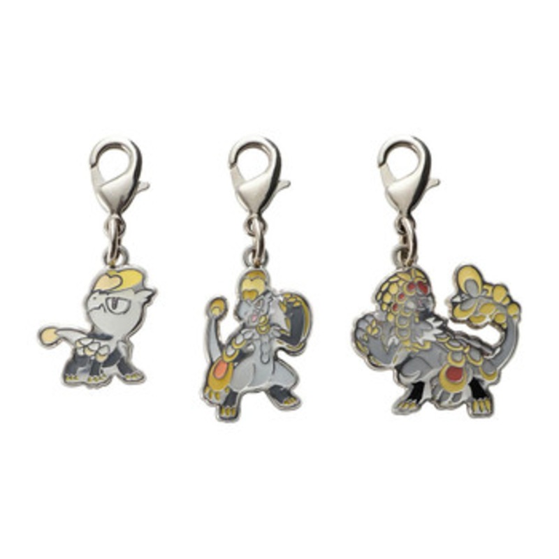 Pokemon Center Original National Pokedex Metal Charm 782 783 784