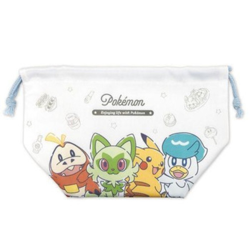 Pokemon Center Original Pokemon Center Lunch Drawstring Bag / Happy Happy Day!