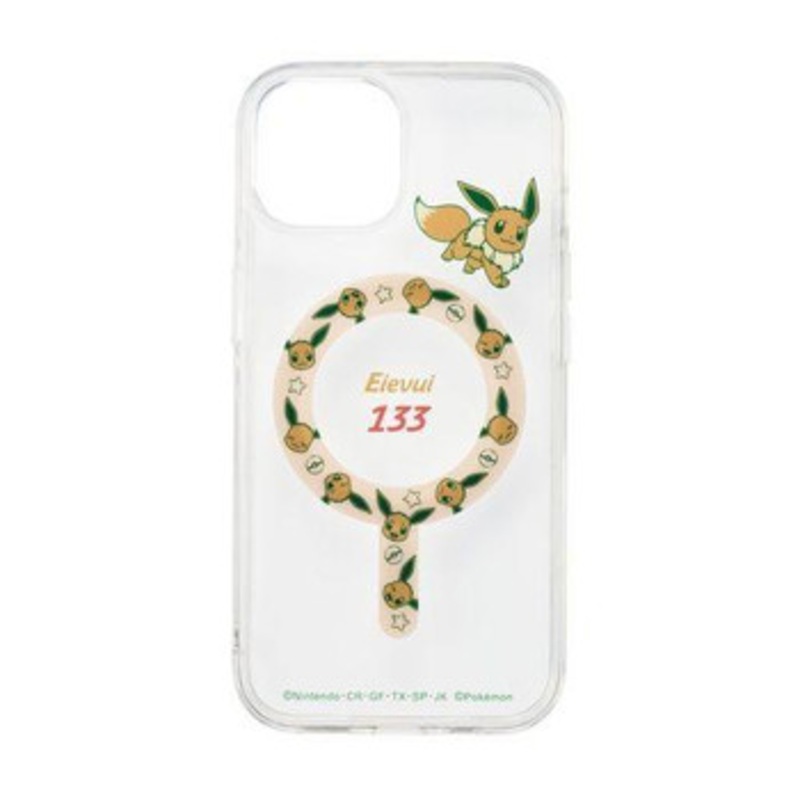 Pokemon Center Original Pokemon Center MagSafe Compatible Case Eevee For iPhone 15/14/13