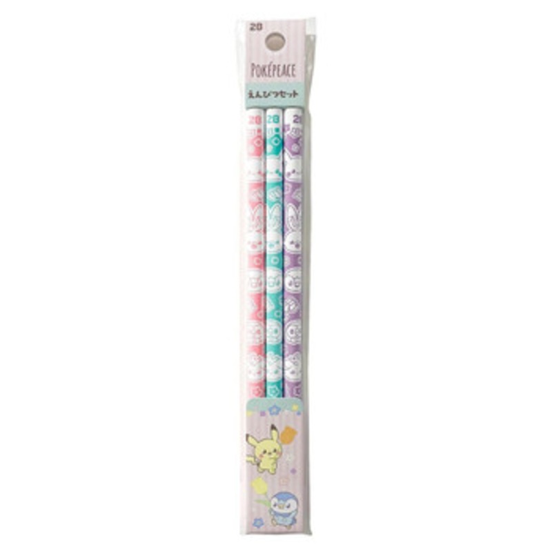 Pokemon Center Pencil Set PokePeace Flower Series
