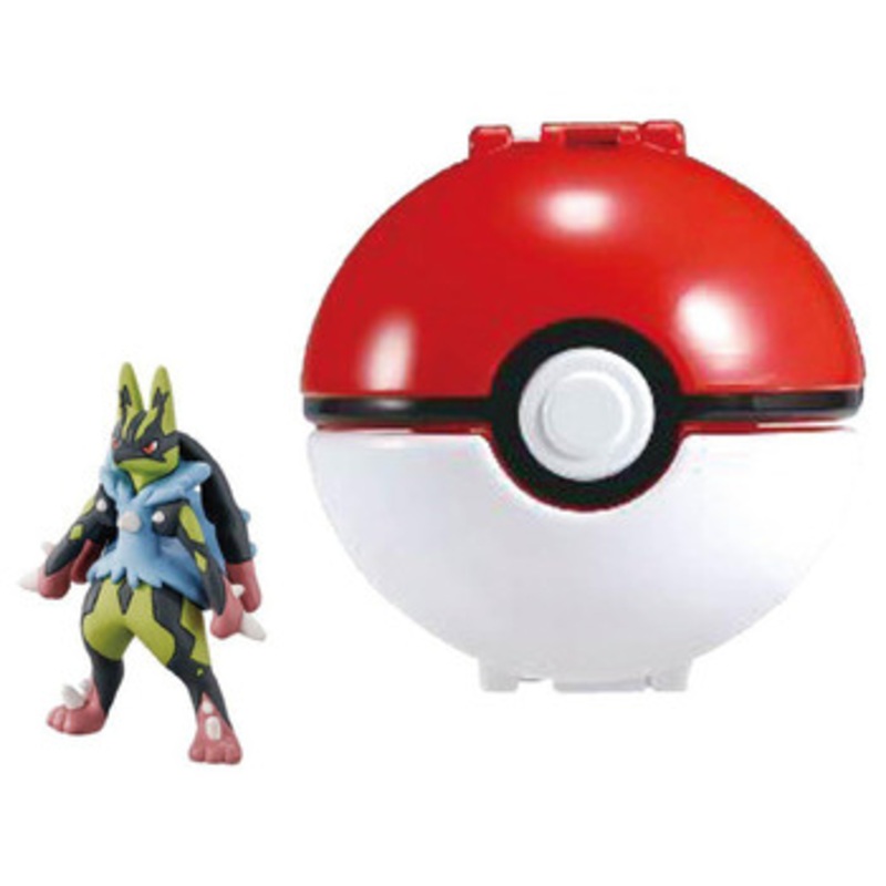 Takara Tomy Pokemon Moncolle Pokedelze Yellow Mega Lucario (Monster Ball)