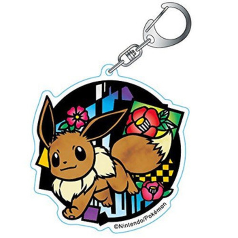 TwinCre Pokemon Eevee Acrylic Keychain Paper Cutting Series