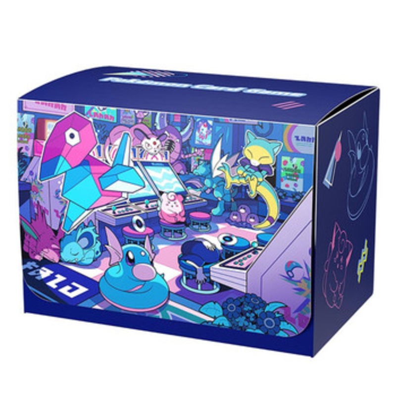 Pokemon Card Game TCG Deck Case Night Arcade