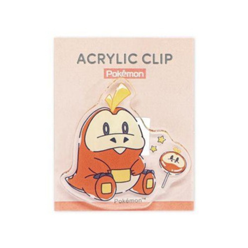 Pokemon Center Die-Cut Acrylic Clip Tulip/Fuecoco