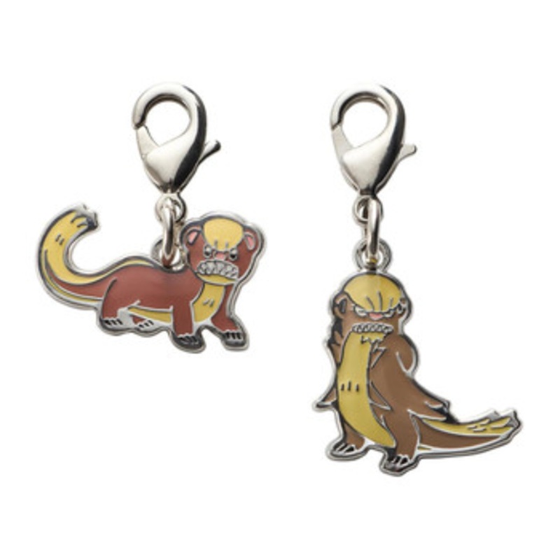 Pokemon Center Original National Pokedex Metal Charm 734 735