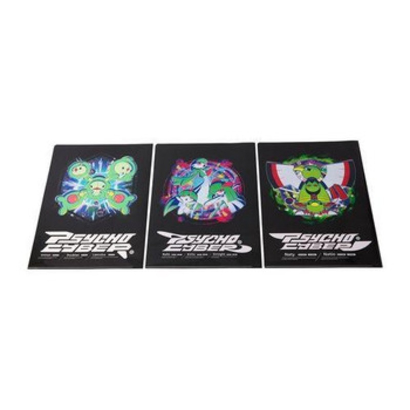 Pokemon Center Original Pokemon Center Original A4 Clear File 3-Piece Set Psycho Cyber Gardevoir Set