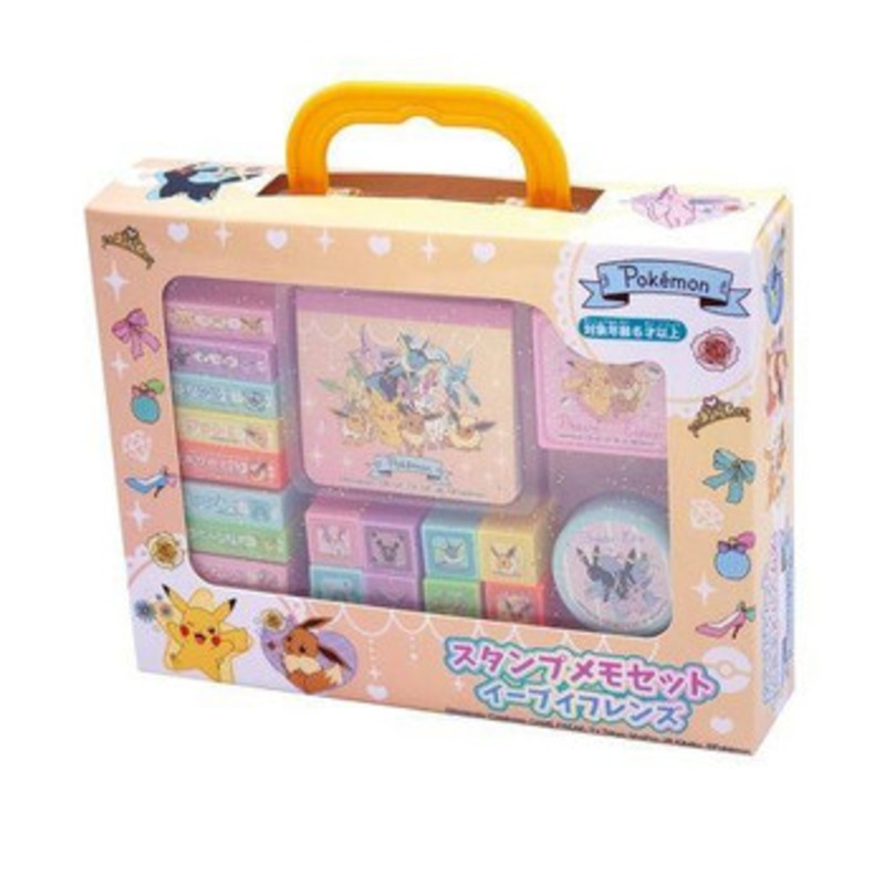 Pokemon Center Stamp Memo Set Eevee Friends