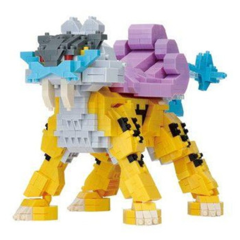 Kawada nanoblock Pokemon Raikou Deluxe Edition