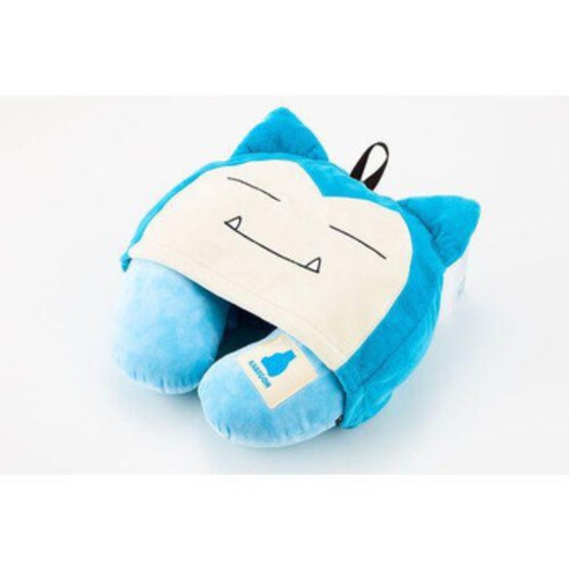 Pokemon Center Hooded Neck Pillow Snorlax