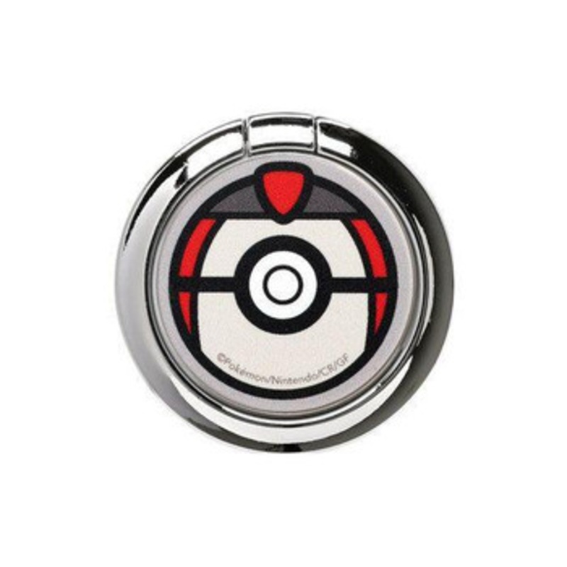 Pokemon Center iFace Finger Ring Holder Flat Type Timer Ball