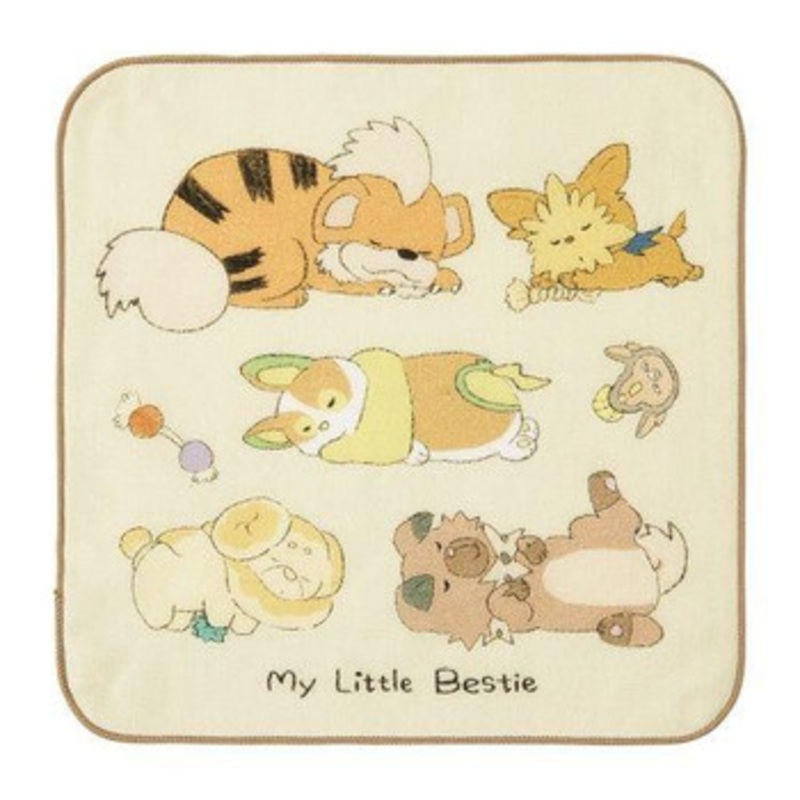 Pokemon Center Original Hand Towel My Little Bestie Sleepytime