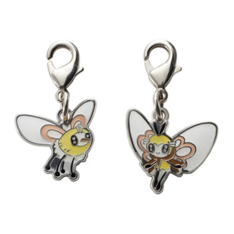 Pokemon Center Original National Pokedex Metal Charm 742 743