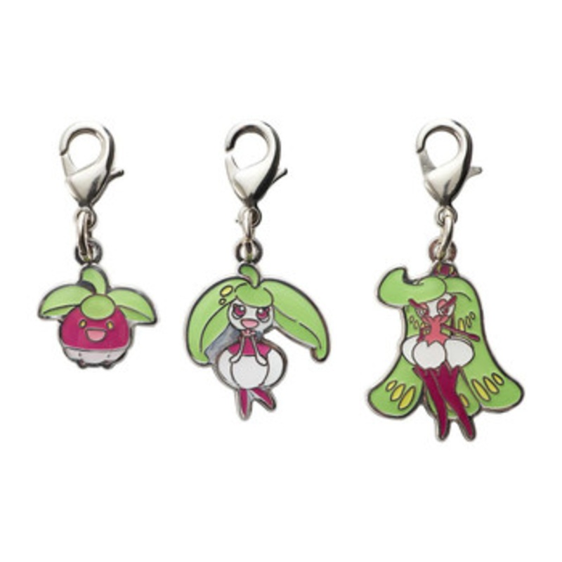 Pokemon Center Original National Pokedex Metal Charm 761 762 763