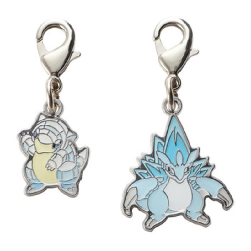 Pokemon Center Original National Pokedex Metal Charm A027 A028
