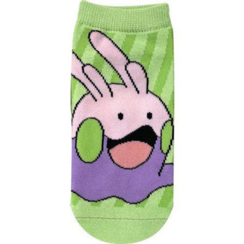 Pokemon Center Original Pokemon Center Character Socks Goomy Stripe Junior (1521 cm)