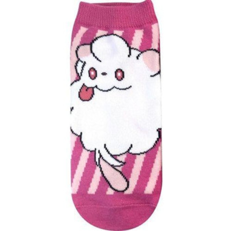 Pokemon Center Original Pokemon Center Character Socks Swirlix Stripe (23-25cm)
