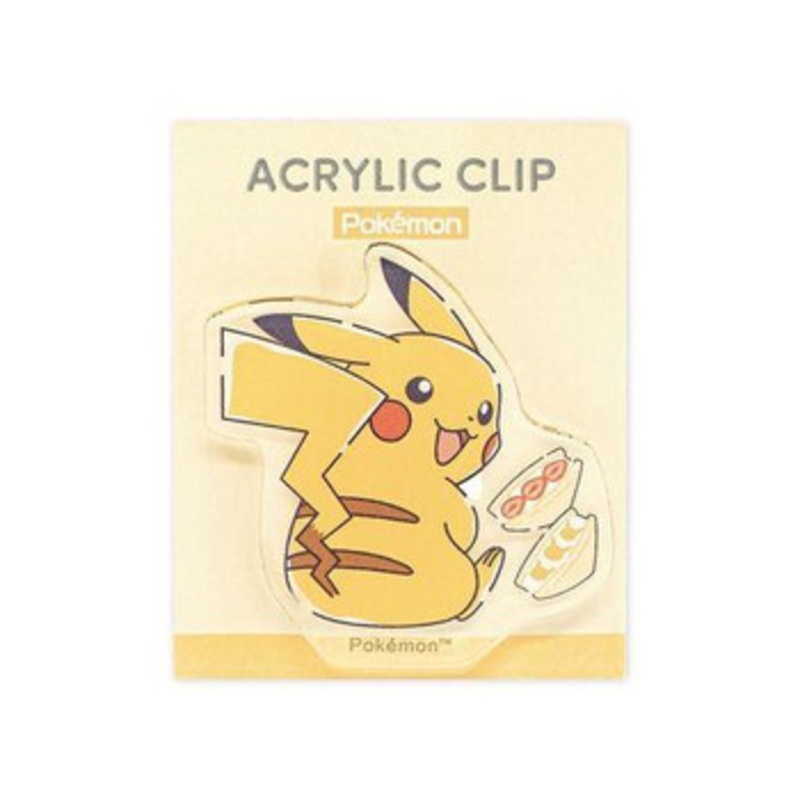 Pokemon Center Original Pokemon Center Die-Cut Acrylic Clip Tulip/Pikachu