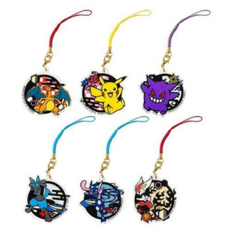 Pokemon Center Kirie Series Acrylic Strap B