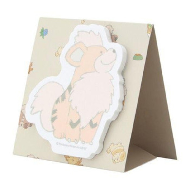 Pokemon Center Original Die-Cut Sticky Notes My Little Bestie Growlithe