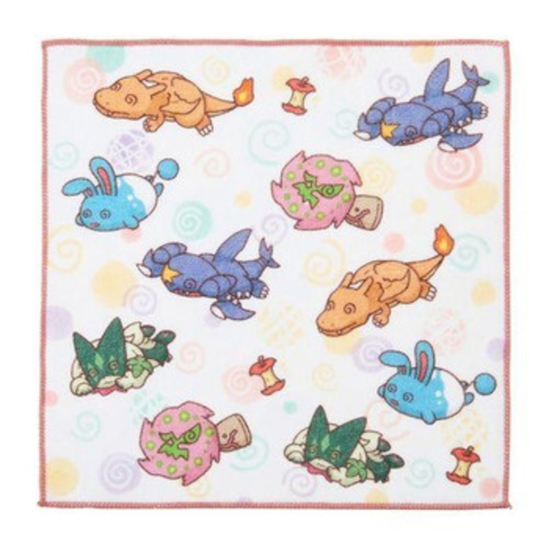 Pokemon Center Original Hand Towel Fallen Pattern