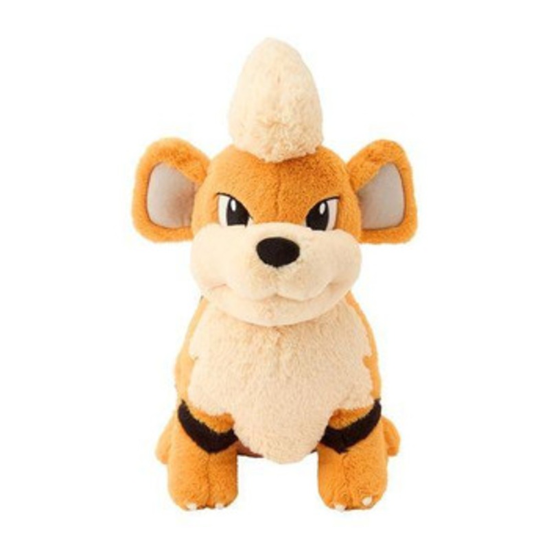 Pokemon Center Original Sitting Plush Growlithe