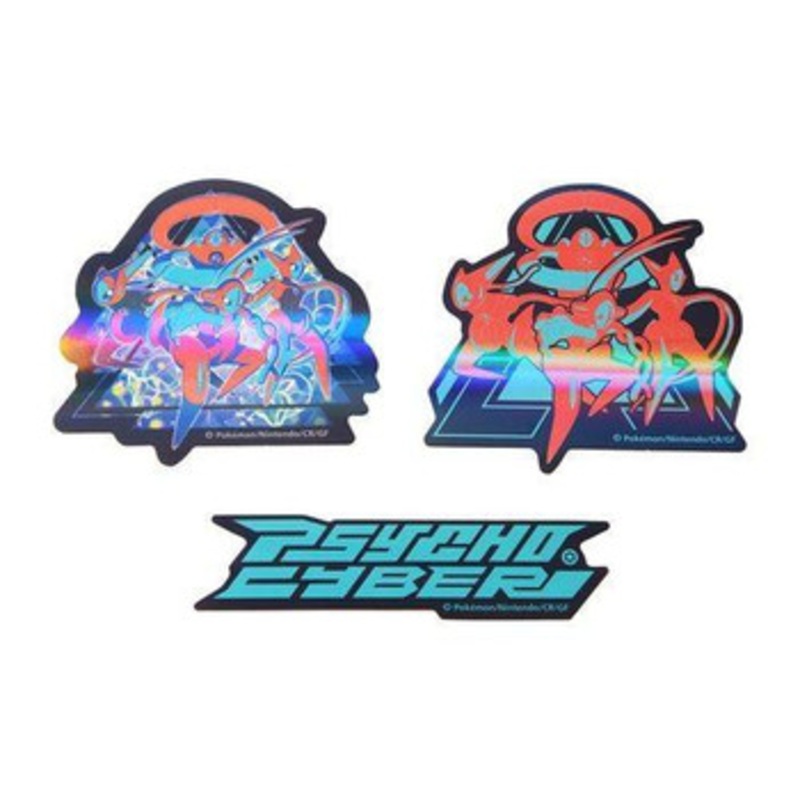 Pokemon Center Original Sticker Set Psycho Cyber Deoxys