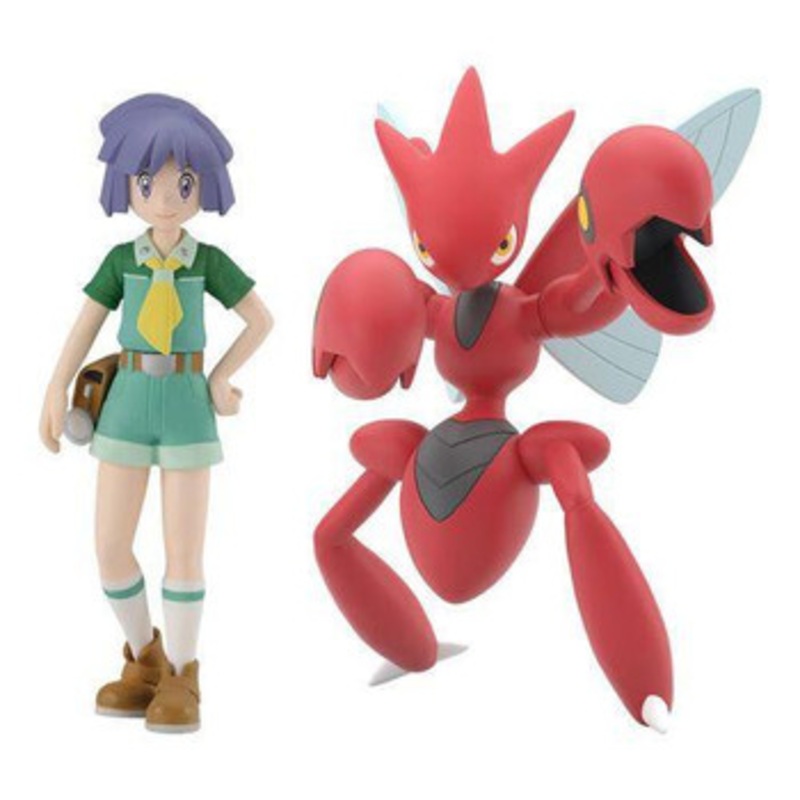 Pokemon Center Pokemon Scale World Johto Region Bugsy & Scizor