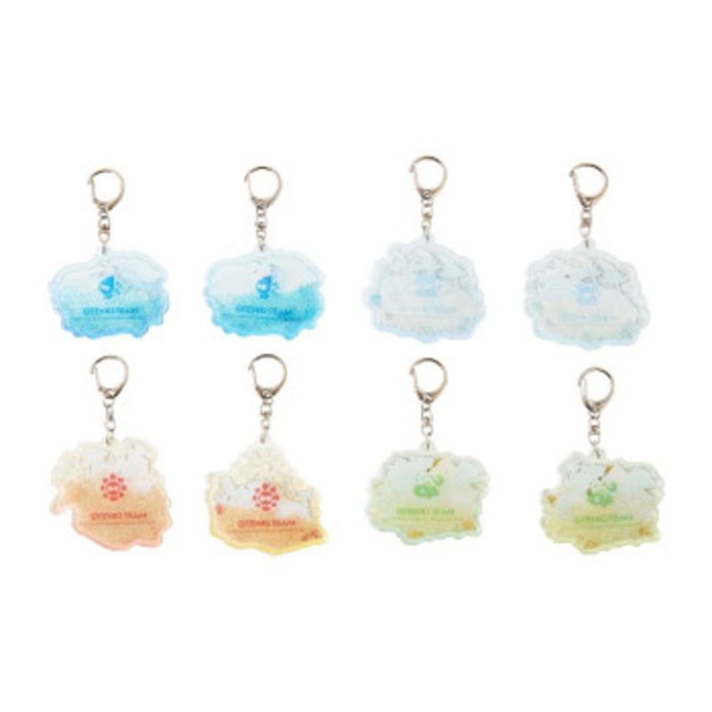 Pokemon Center Original Acrylic Keychain Collection Otenki Team (FULL BOX)