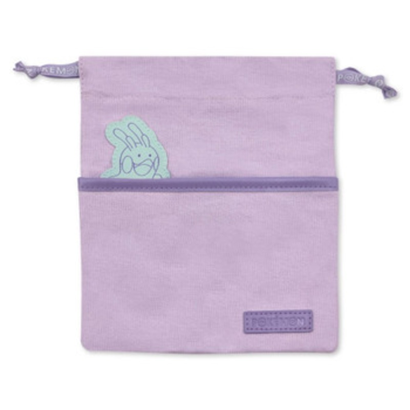 Pokemon Center Original Drawstring Bag Peek-a-boo Applique Goomy