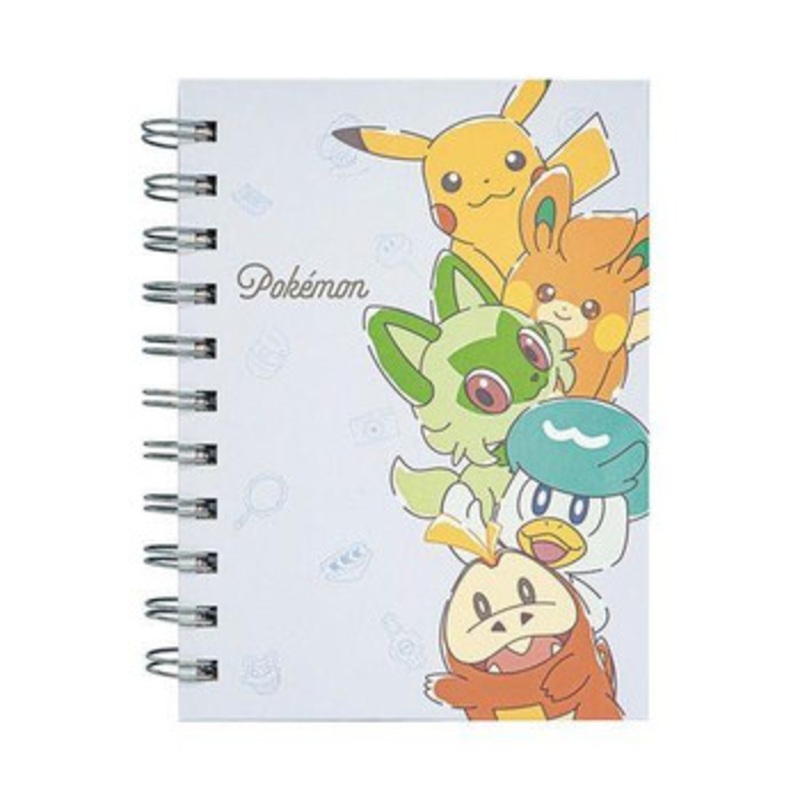 Pokemon Center Original Pokemon Center A6W Ring Notebook / Happy Happy Day!