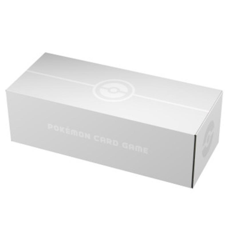 Pokemon Card Game TCG Long Card Box White